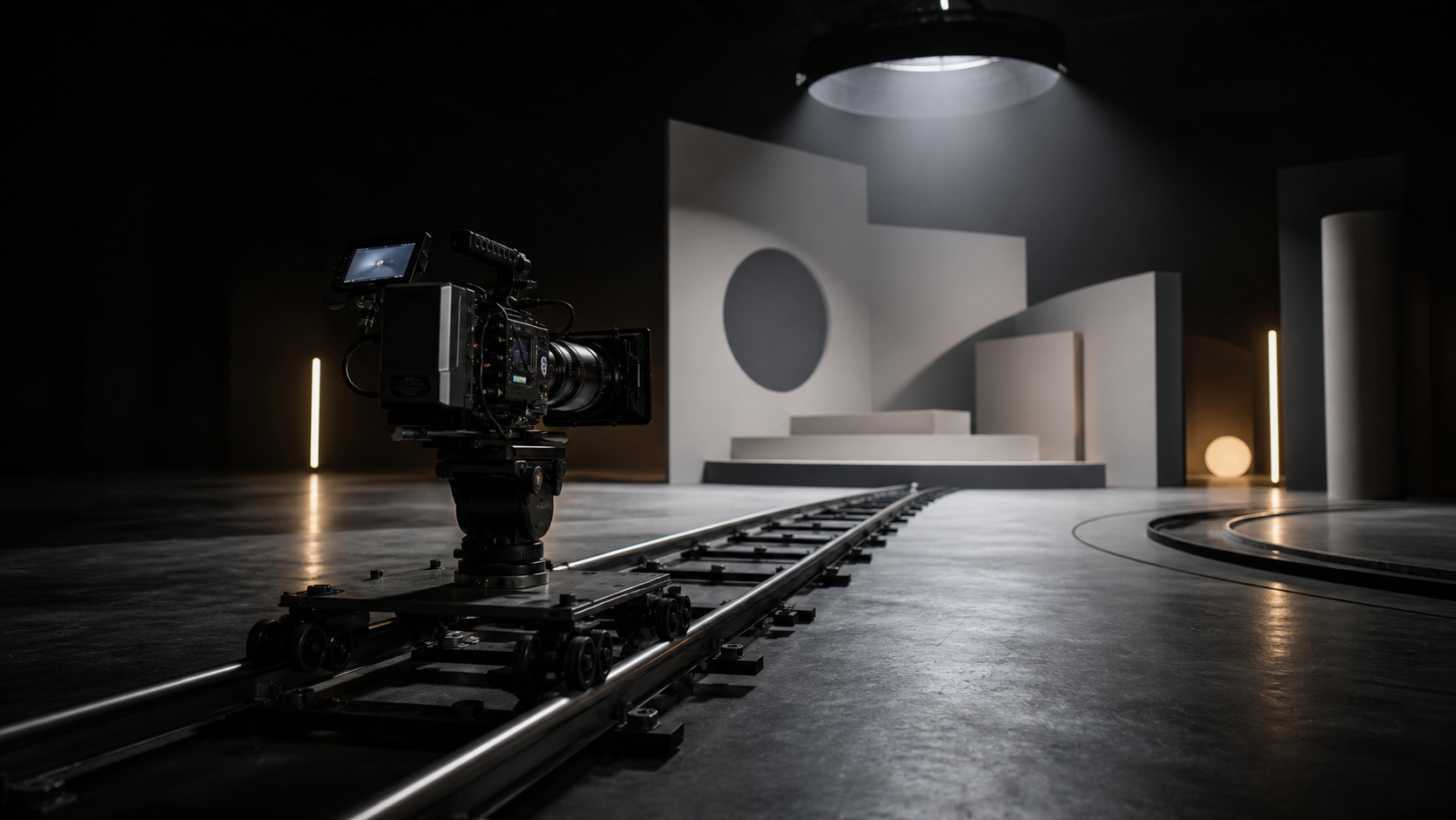 Generated camera dolly setup used for a camera movement prompt generator workflow