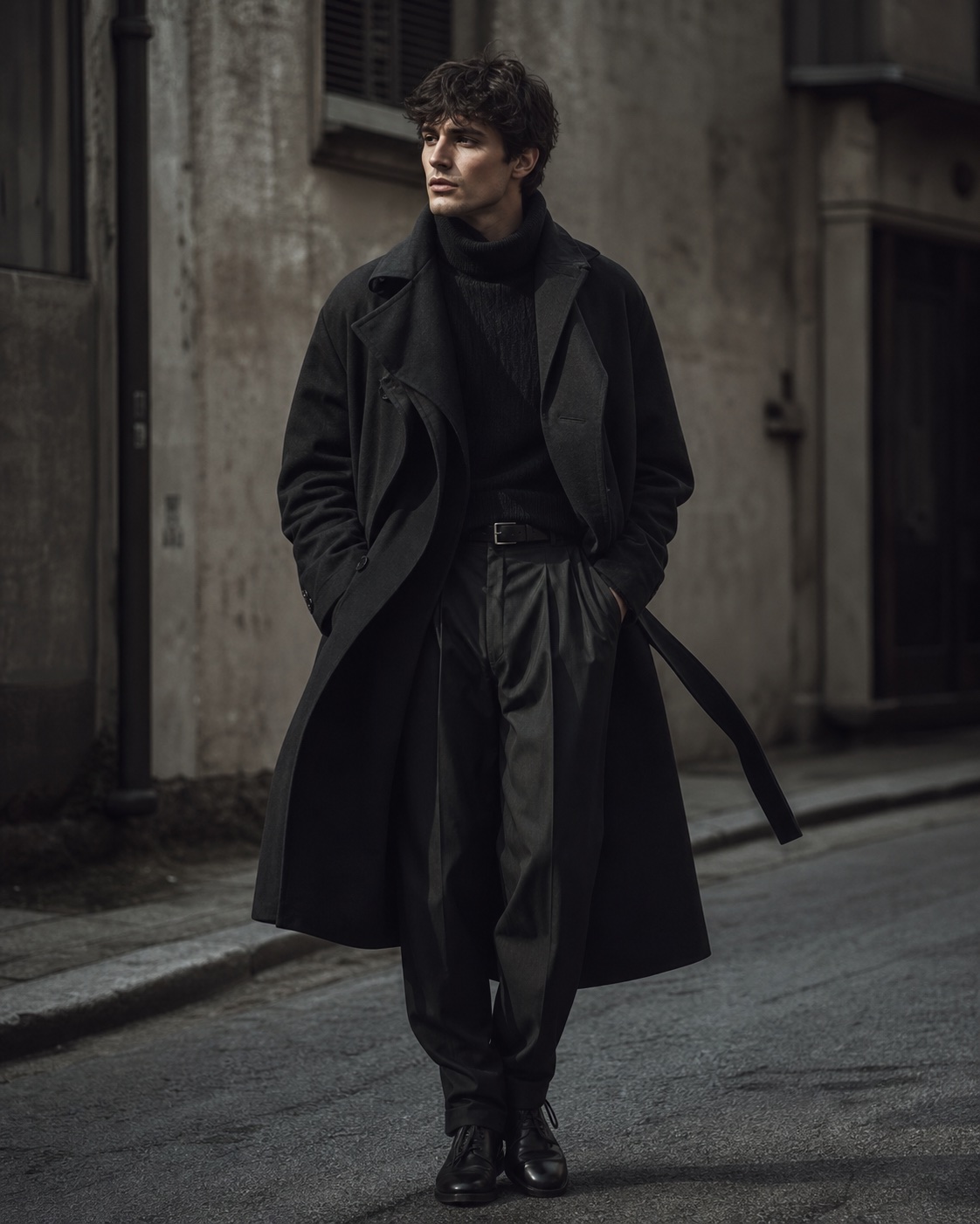 Generated editorial fashion result from a Runway video prompt generator case study